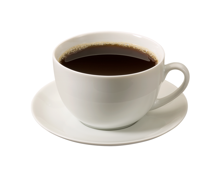 Coffee Cup and Saucer with Black Coffee